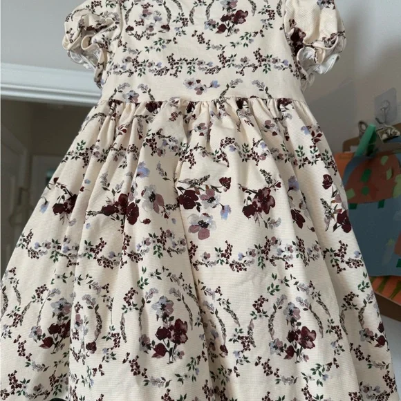 Edgehill Collection Brown Puff Sleeve Sundress - Picture 5 of 6